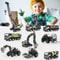 Educational Model Car Construction Toys For Boys Bulldozer Excavator Crane And Forklift 3