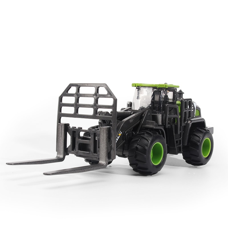 Educational Model Car Construction Toys For Boys Bulldozer Excavator Crane And Forklift 8