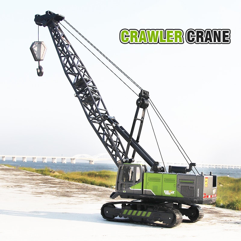 Educational Model Car Construction Toys For Boys Bulldozer Excavator Crane And Forklift 5