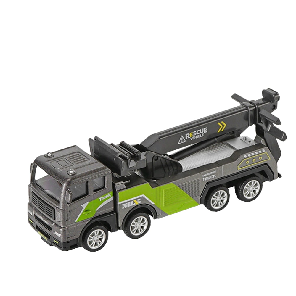 Educational Model Car Construction Toys For Boys Bulldozer Excavator Crane And Forklift 15