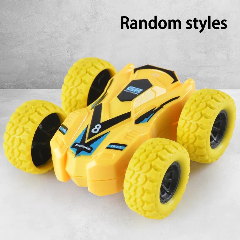 Double Sided Children Toy Car Inertial Off Road Vehicle with Anti Collision Safety for Kids