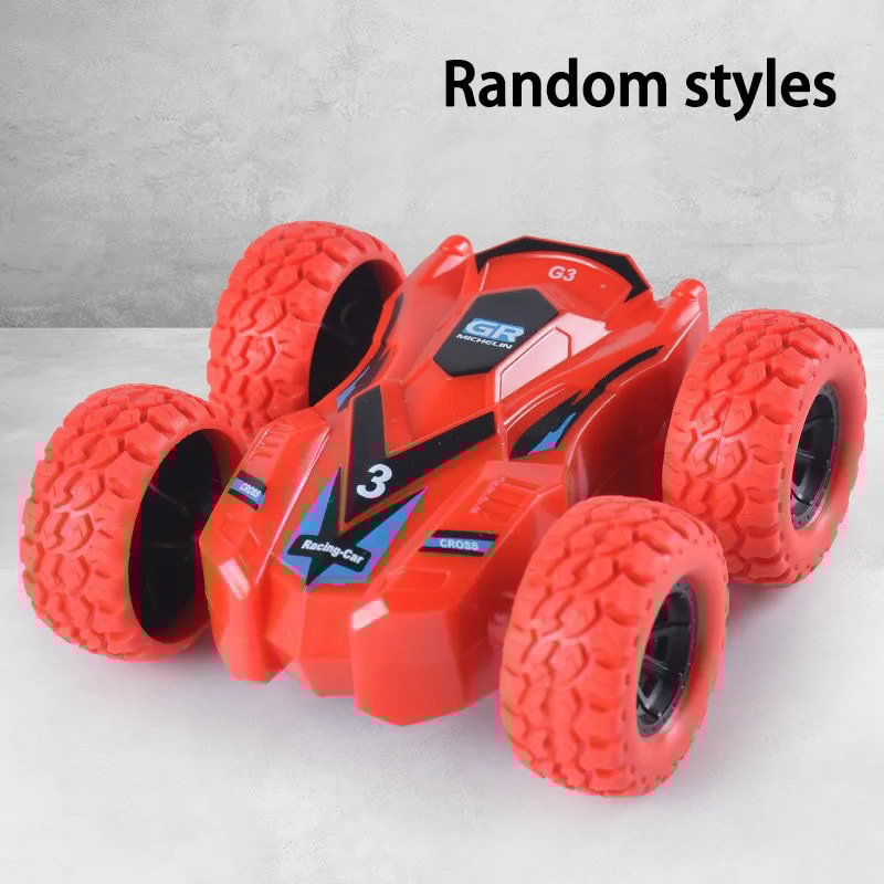 Double Sided Children Toy Car Inertial Off Road Vehicle with Anti Collision Safety for Kids