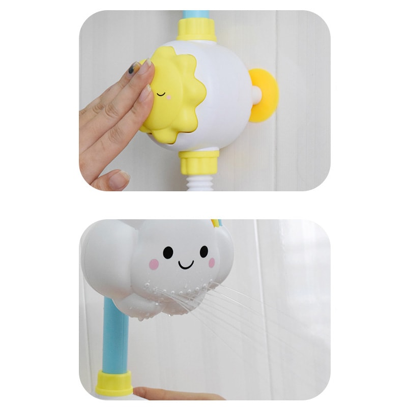 Water Game Clouds Model Faucet Shower Toy Fun Squirting Sprinkler for Kids, Baby Bath Water Spray Toy, Ideal Children
