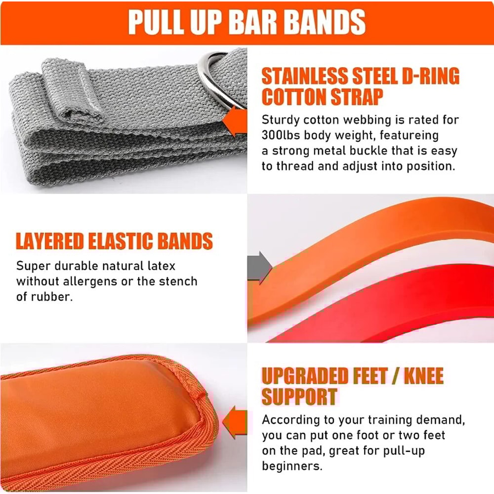 Pull Up Assist Bands Resistance Bands Set for Strength Training and Assisted Pull Ups
