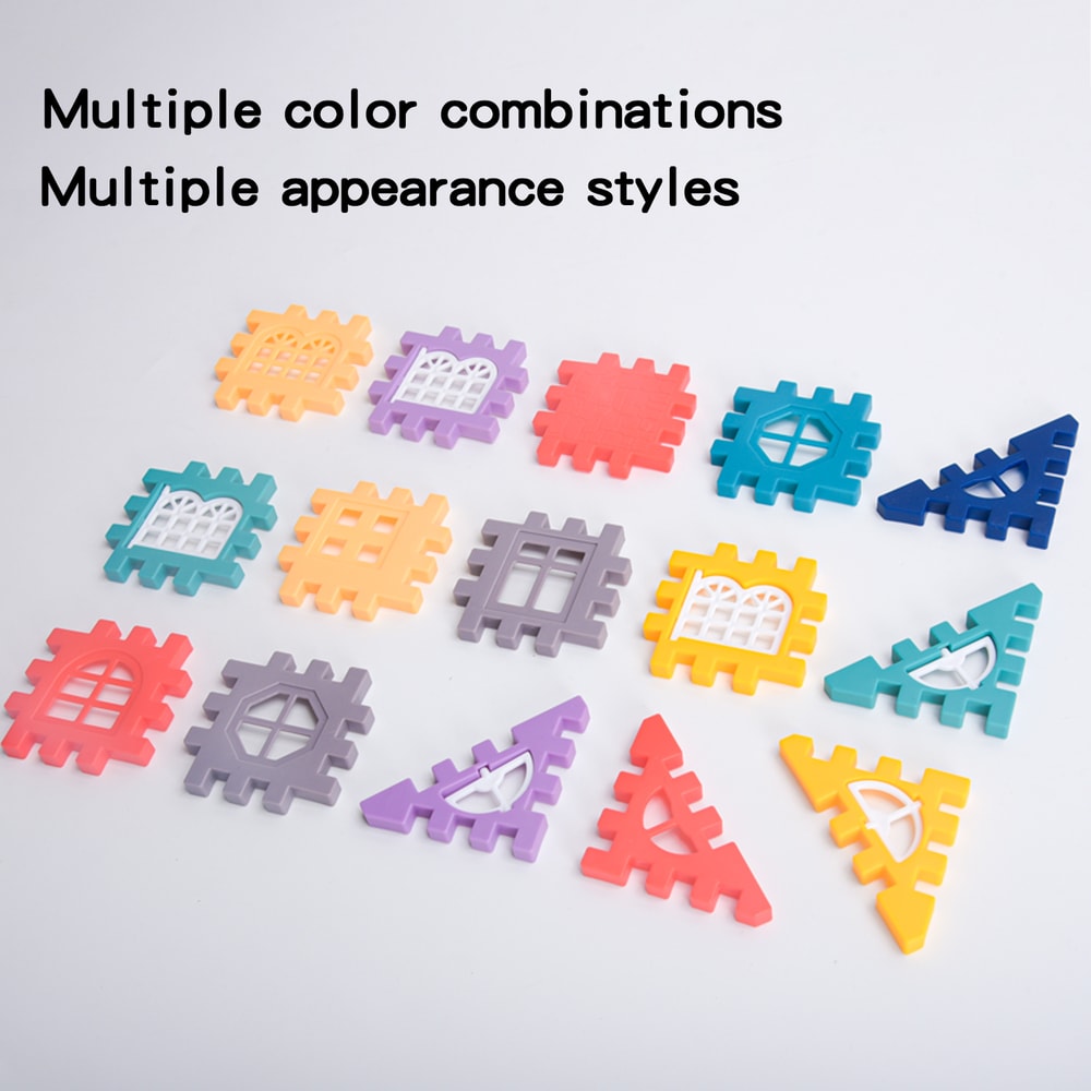 Large House Building Blocks Construction Set For Kids Creative Educational Building Toys 1