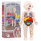 Montessori Human Body Anatomy Model DIY Educational Toy for Kids Science Learning