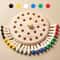 Montessori Wooden Memory Match Game Board for Kids Color Matching Puzzle Toy