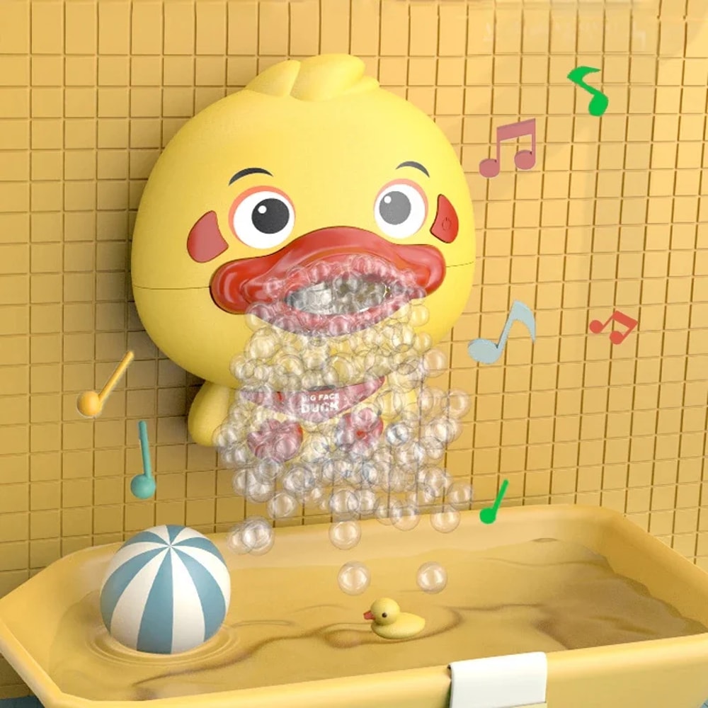 Duck Bubble Bath Toy Bubble Maker for Kids Bathtub Fun Baby Bath Bubble Toy