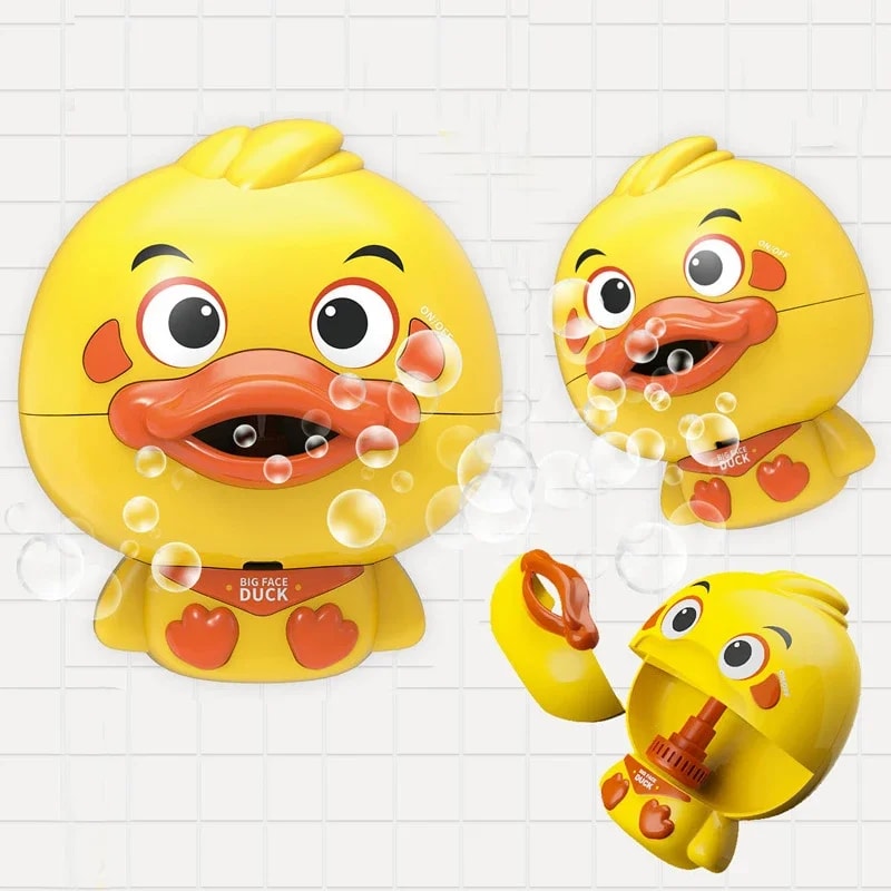 Duck Bubble Bath Toy Bubble Maker for Kids Bathtub Fun Baby Bath Bubble Toy