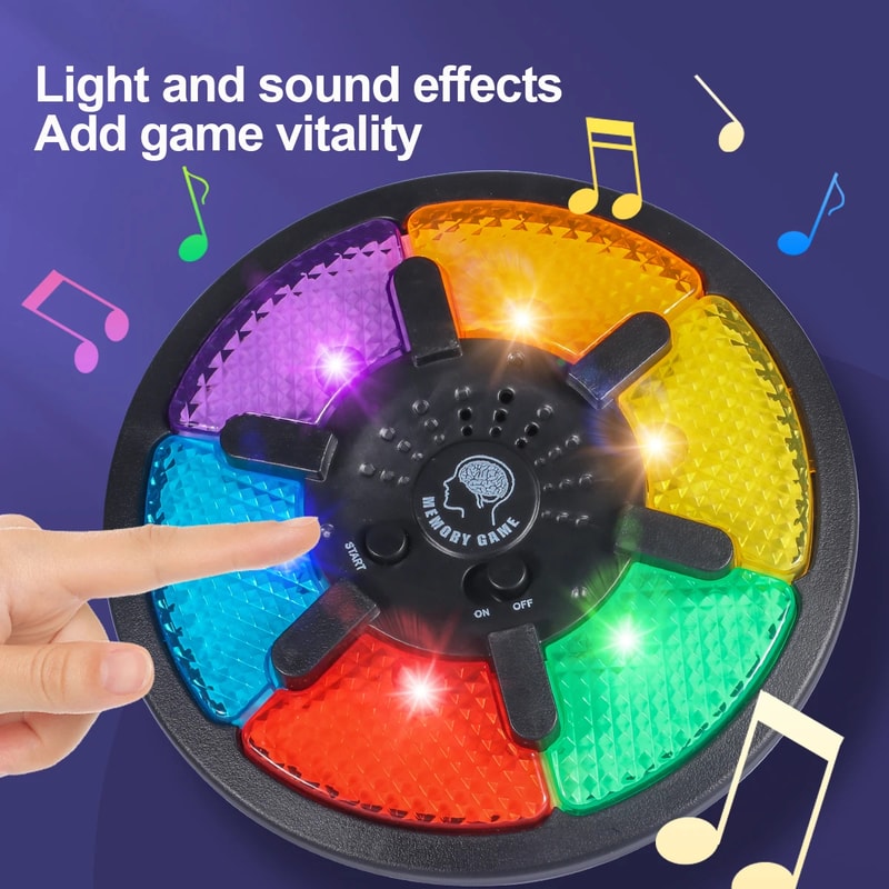 Handheld Memory Game Toy With Lights And Sound Electronic Brain Training Puzzle For Kids And Family 5