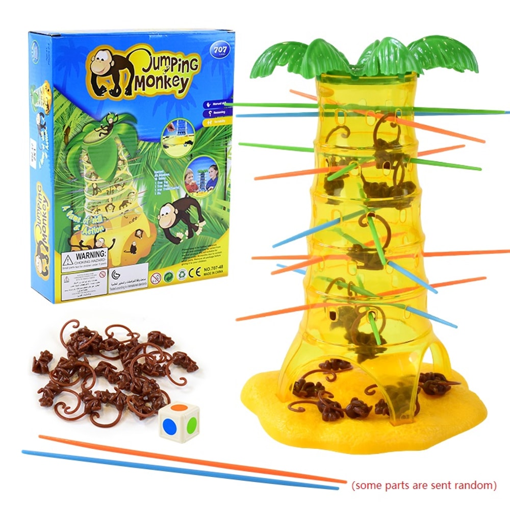 Interactive Monkey Drop Board Game for Kids Multiplayer Family Fun