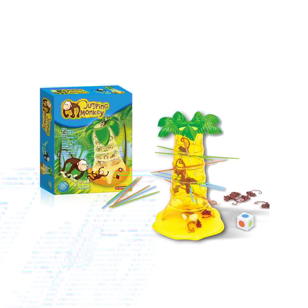 Interactive Monkey Drop Board Game for Kids Multiplayer Family Fun