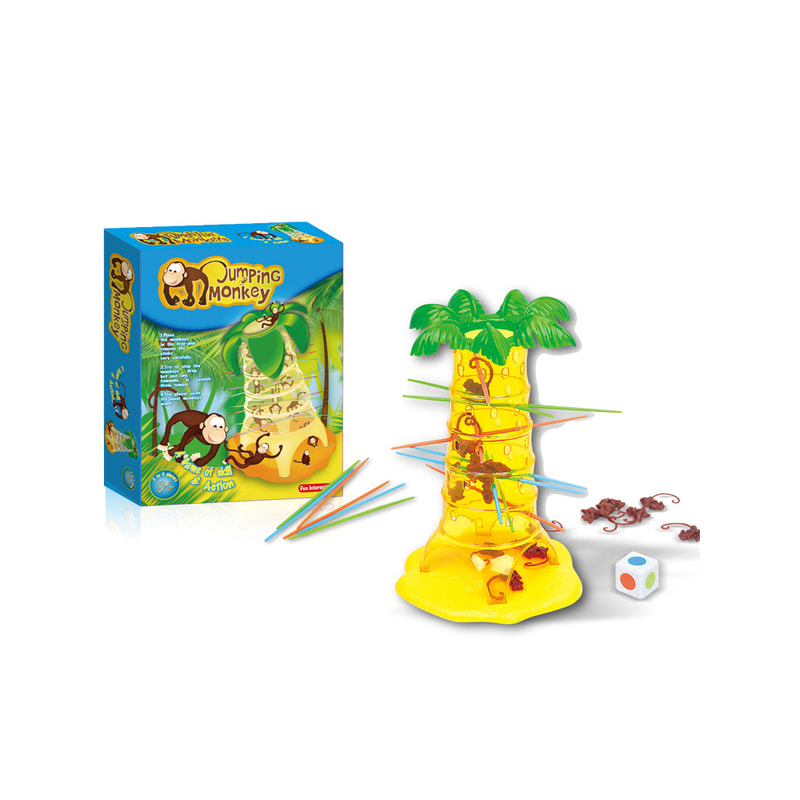 Interactive Monkey Drop Board Game for Kids Multiplayer Family Fun