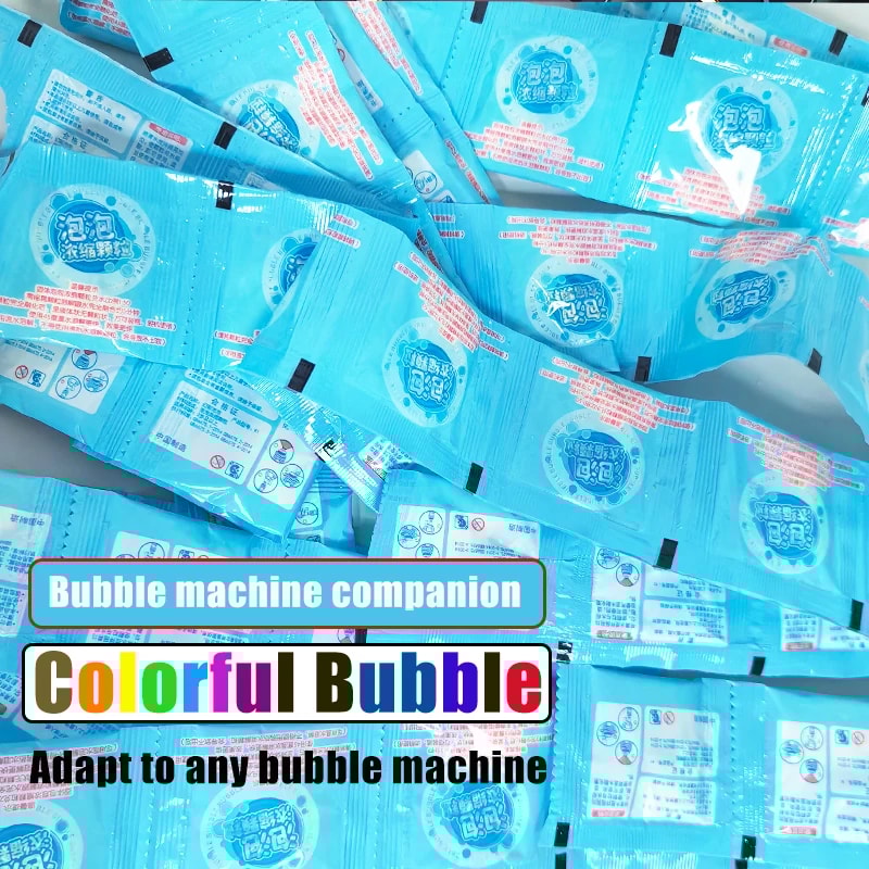Colorful Bubble Machine Refill Liquid Granules 2