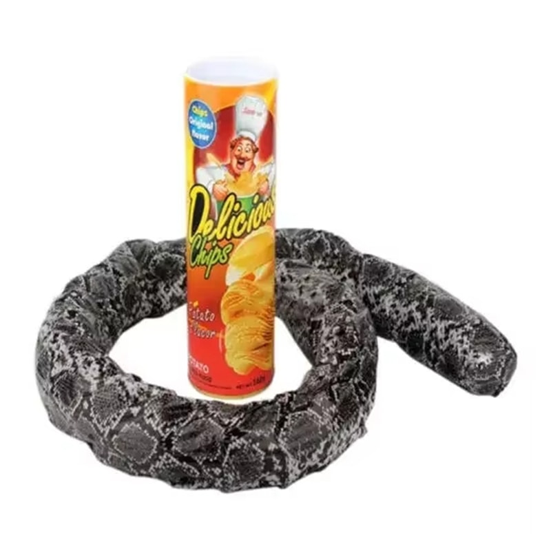 Potato Chip Snake Magic Trick Toy Gag Gift & Party Prank Surprise
