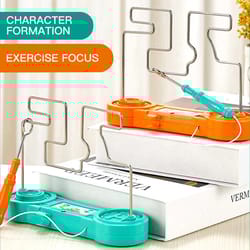 fire line electric touch maze puzzle for children interactive focus & creativity game