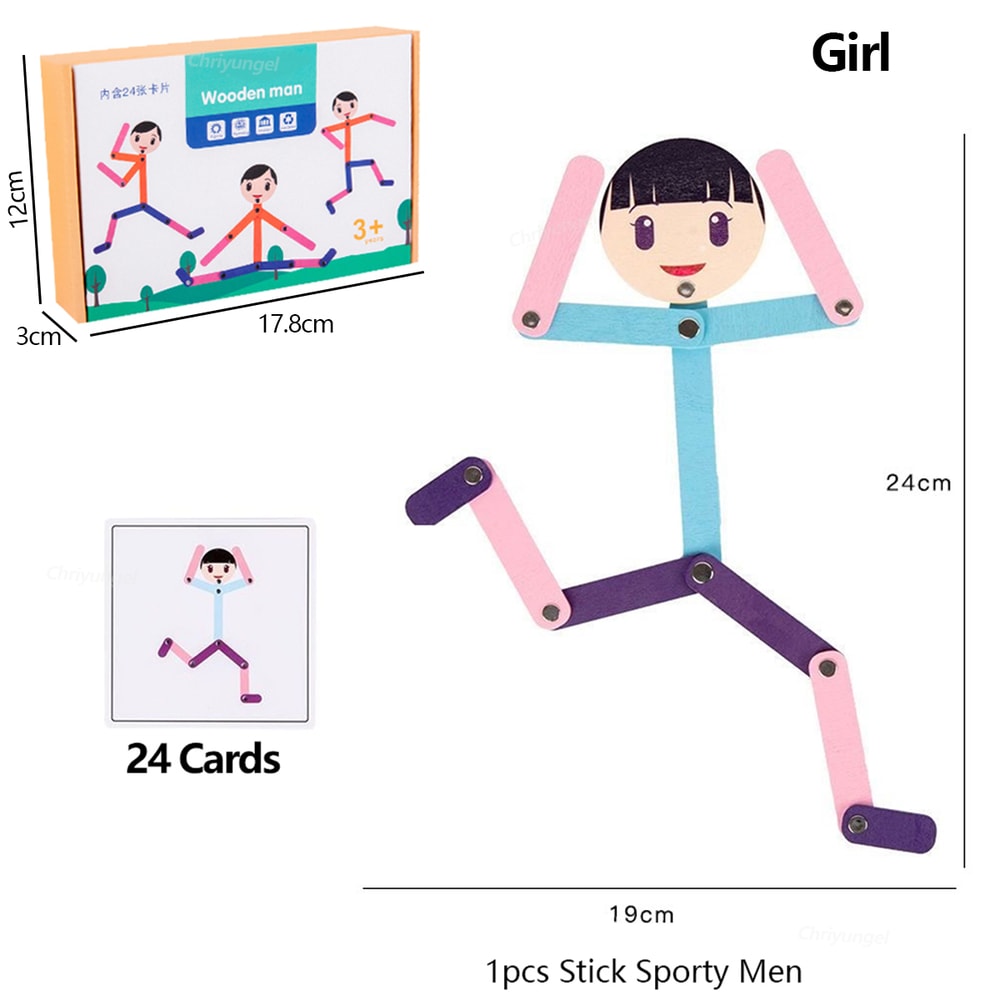 Montessori DIY Puzzle Toy For Preschool Learning Fine Motor Skills 6