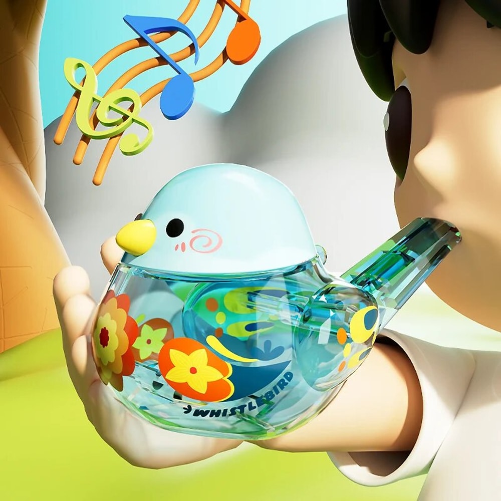 Water Bird Whistle Toy for Infants Musical Bird Call for Babies