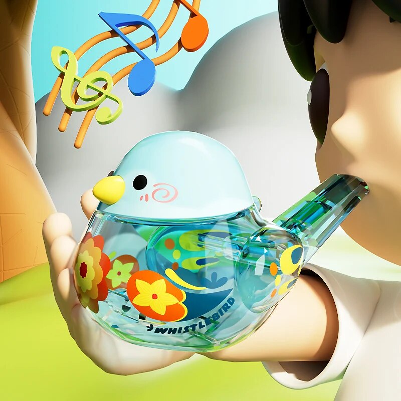 Water Bird Whistle Toy for Infants Musical Bird Call for Babies
