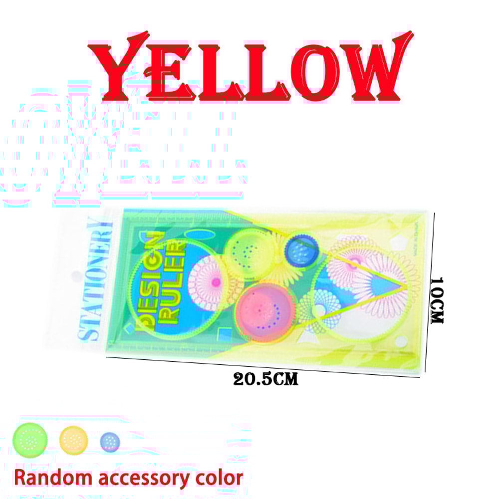 Geometry Spirograph Drawing Set Creative Art Stencils & Educational Drawing Templates for Kids