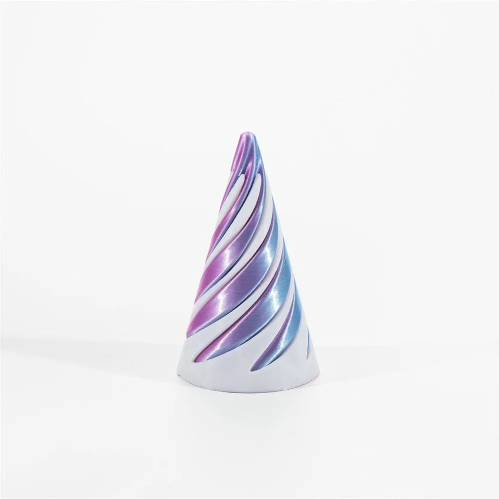 Impossible Spiral Cone Passthrough Illusion Desk Toy