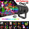 Snowflake Christmas Laser Projector Light with LED Patterns, Waterproof Rotating Holiday Decor