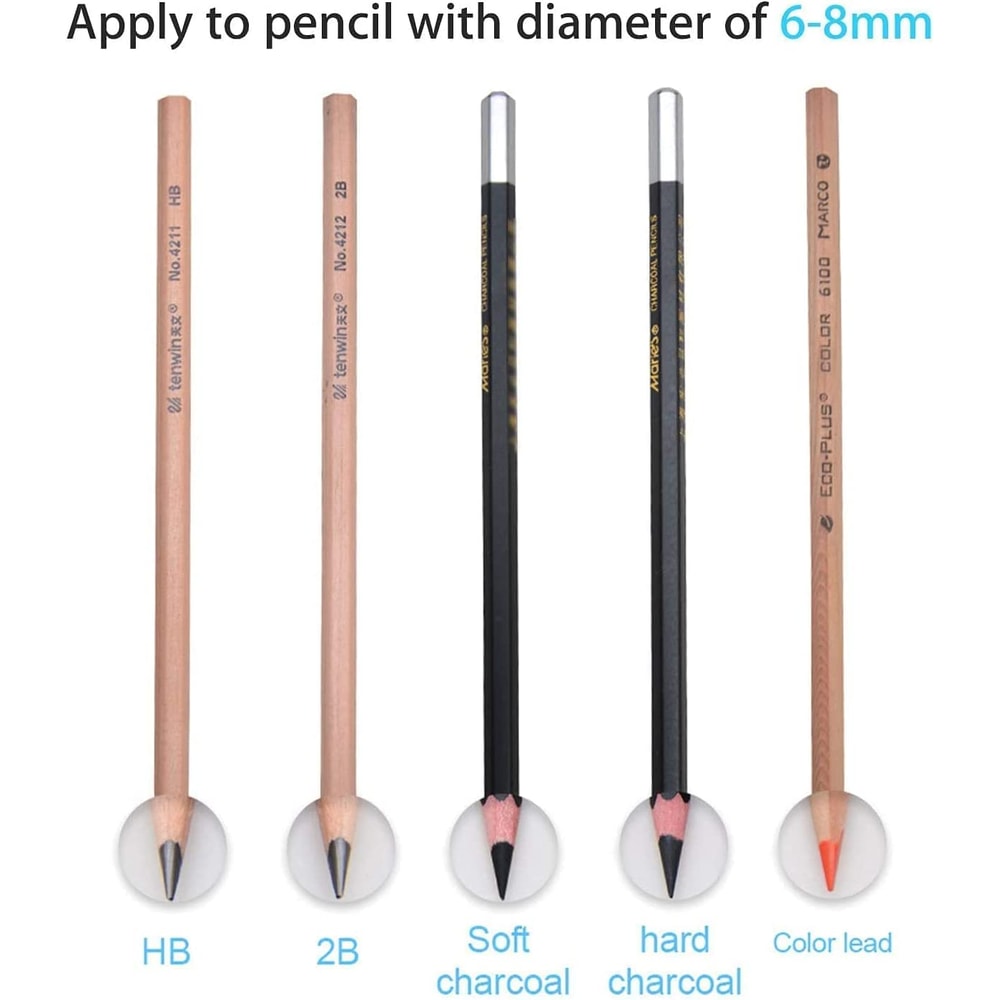 Tenwin Electric Pencil Sharpener With Helical Steel Blade Quiet Auto Pencil Sharpener For Students 3