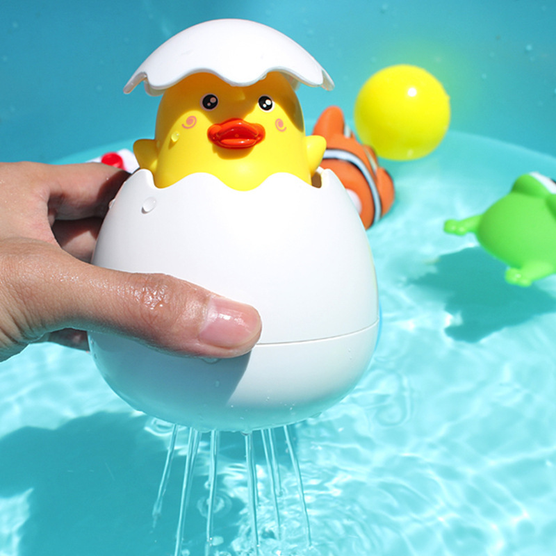 Cute Duck And Penguin Baby Bath Toy Water Spray Bathtub Sprinkler For Toddlers Fun Bath Time Toy 1