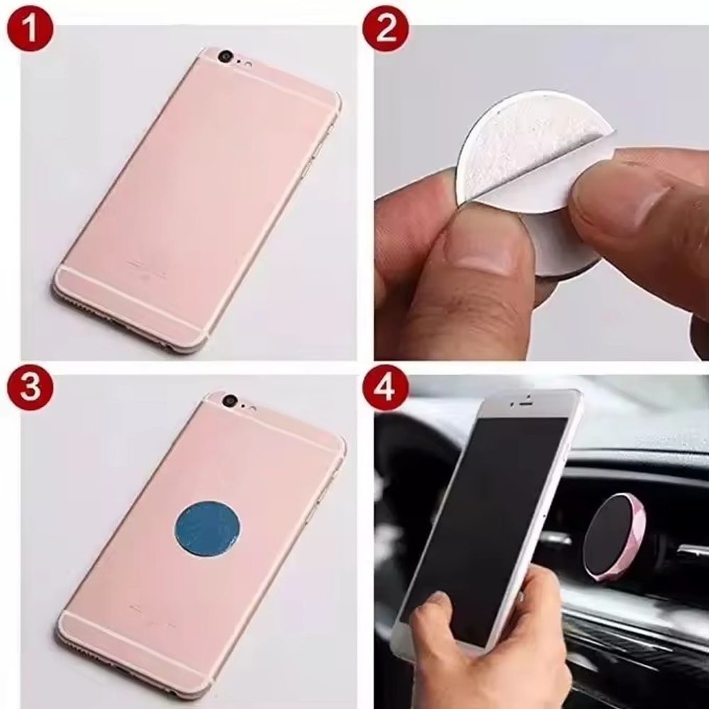 Magnetic Phone Mount Plates Universal Iron Sheets For Car Phone Holders 4