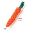 Carrot Shaped Cotton Rope Dog & Cat Chew Toy Durable Pet Knot Toy for Indoor Play