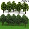 Miniature Model Trees for DIY Train Layouts & Architectural Models