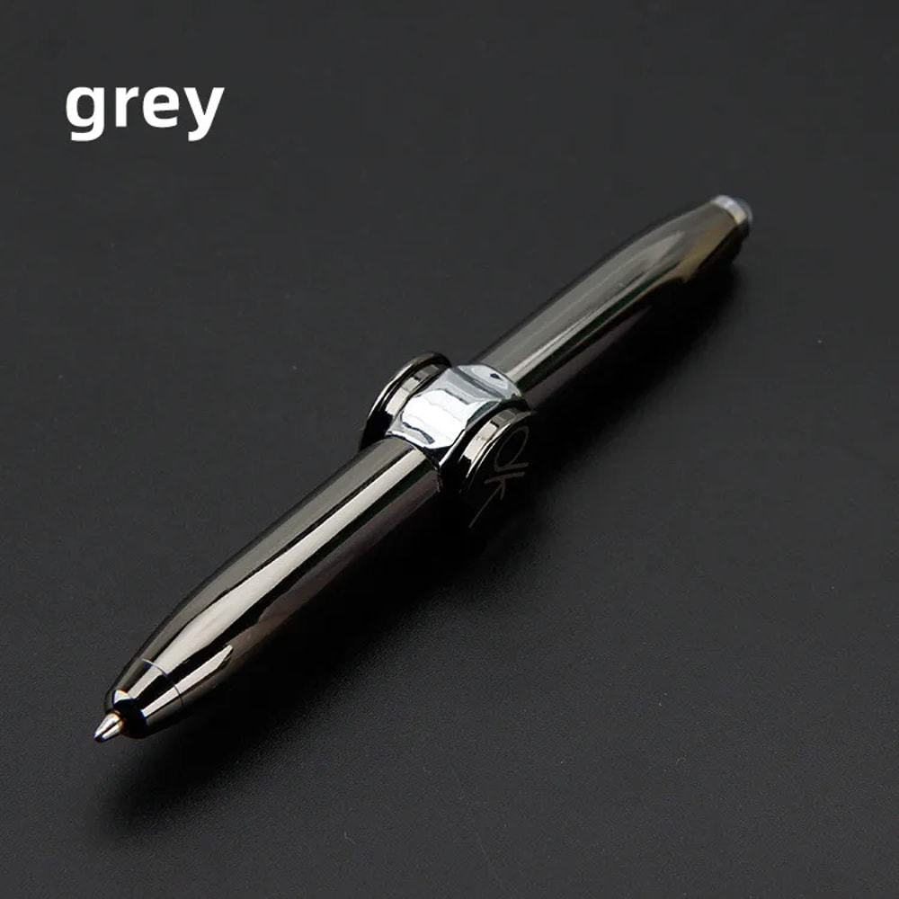 Multifunctional LED Gyro Pen Spinner Fidget Stress Relief Toy Ballpoint Pen Gift 8