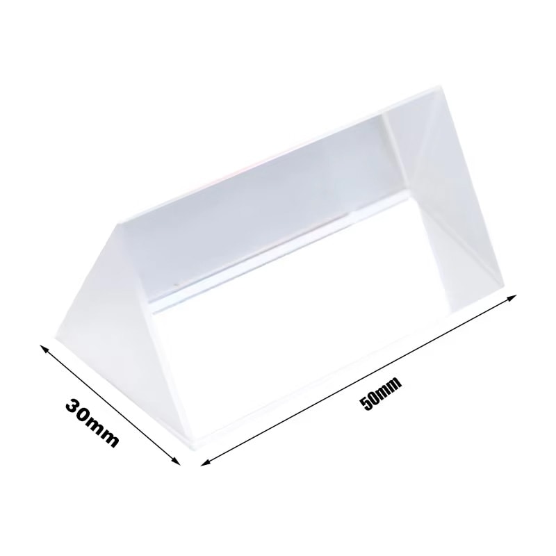 Kids Physics STEM Toy Triangular Glass Prism For Light Spectrum And Educational Play 5