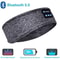 Fone Bluetooth Sports Headband Wireless Music Eye Mask with Built In Bluetooth Headset, Comfortable Sleeping Headband