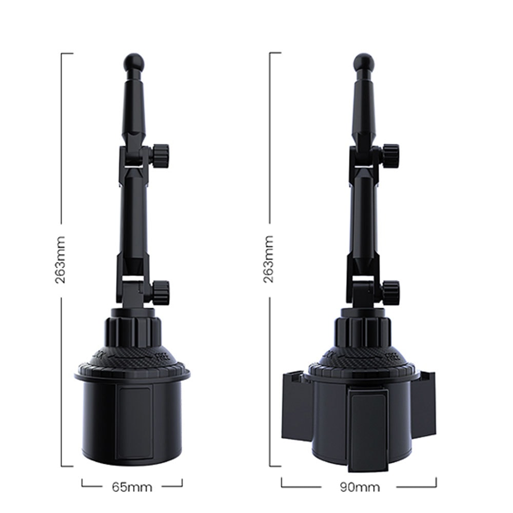 Adjustable Car Cup Holder Phone Mount For IPhone Android Universal Drink GPS Holder For Vehicles 4