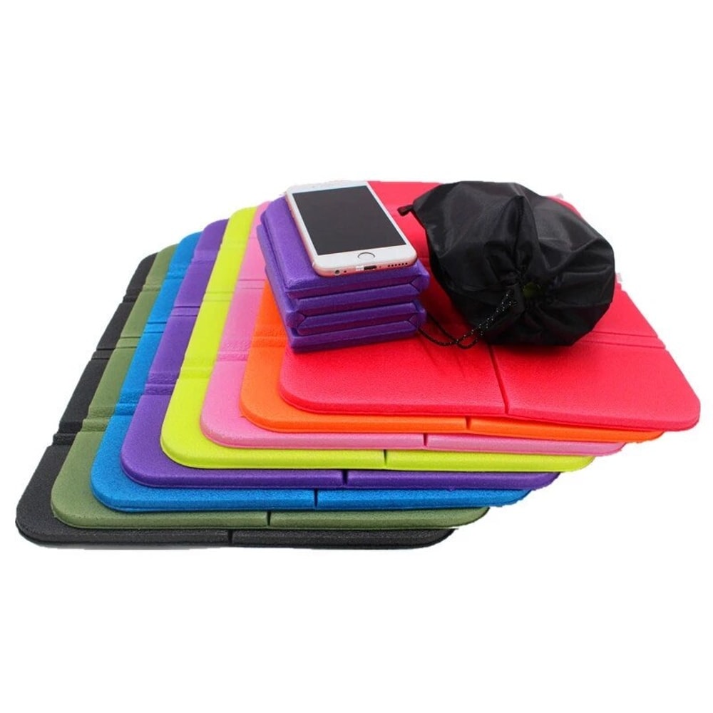 Portable Waterproof Foam Folding Cushion Mat For Camping Beach MoistureProof Compact Durable 2