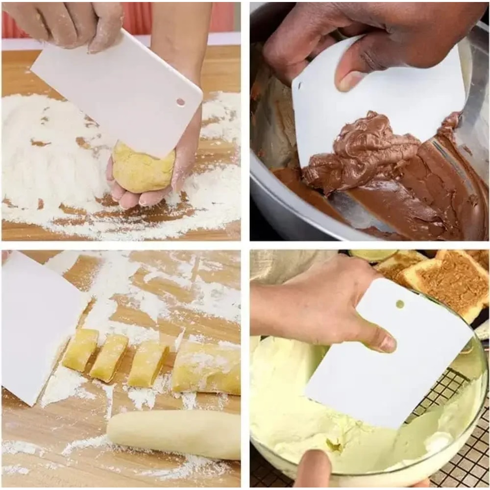 Multipurpose Dough Cutter Scraper For Baking Ideal For Fondant Bread Cake Pastry DIY 4
