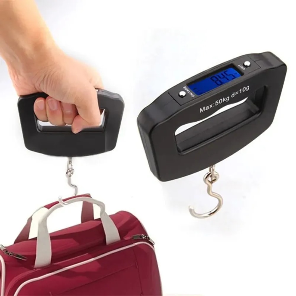 Digital Luggage Scale Portable Electronic Travel Hanging Scale with Backlight