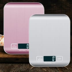 digital kitchen scale stainless steel lcd display for precise food, jewelry, and baking weighing