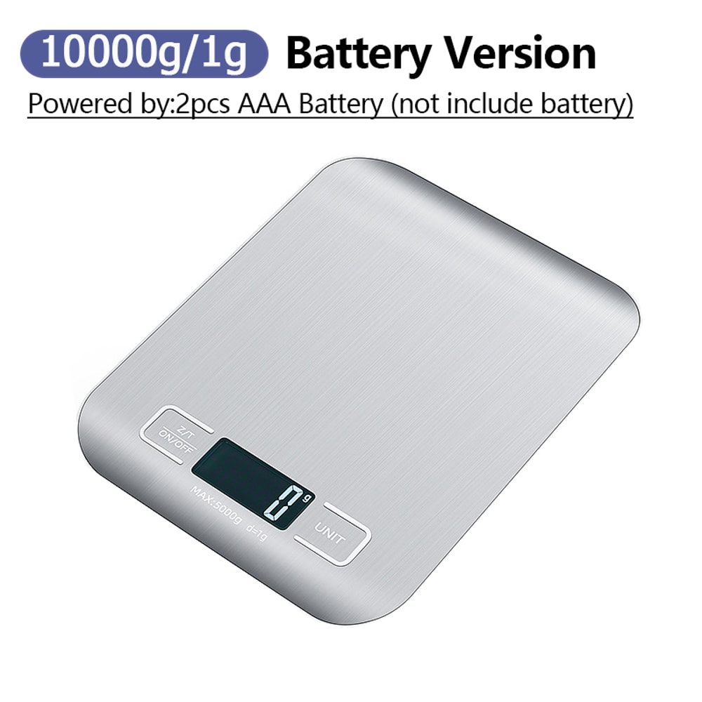 Digital Kitchen Scale Stainless Steel LCD Display For Precise Food Jewelry And Baking Weighing 7