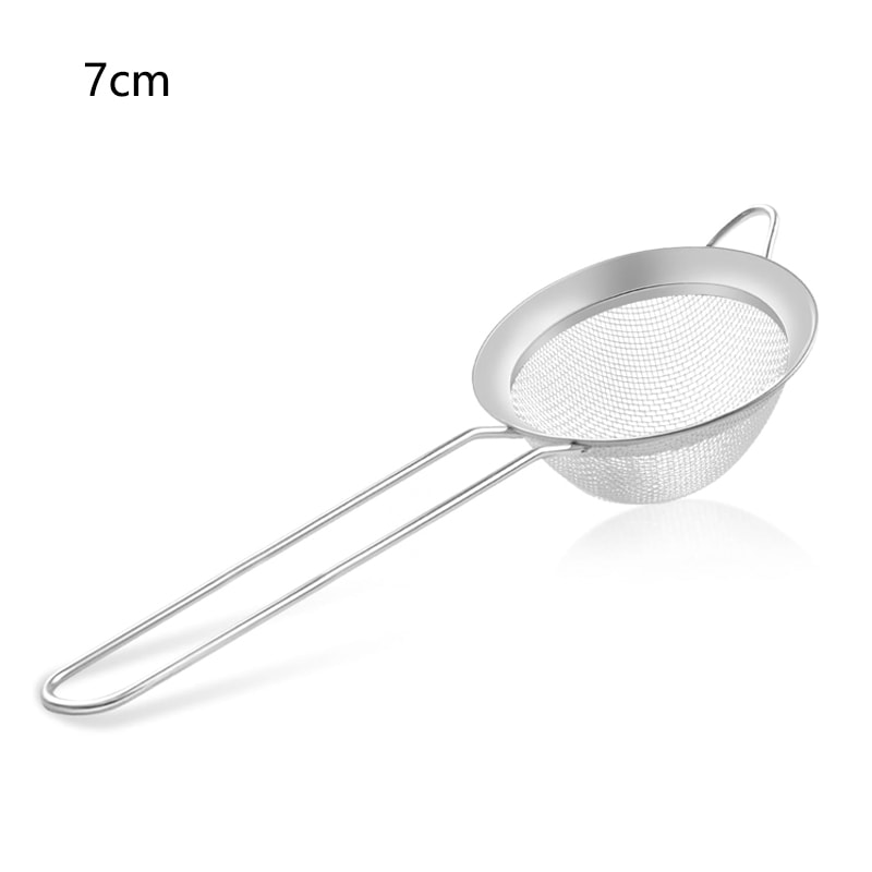 Stainless Steel Fine Mesh Strainer Set For Baking Cooking 5