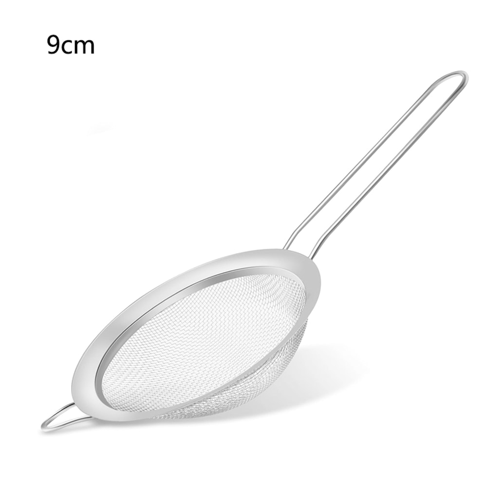 Stainless Steel Fine Mesh Strainer Set For Baking Cooking 7