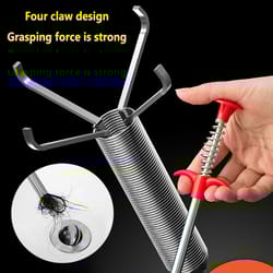 drain snake cleaner pipe dredging tool for clogs & kitchen sinks