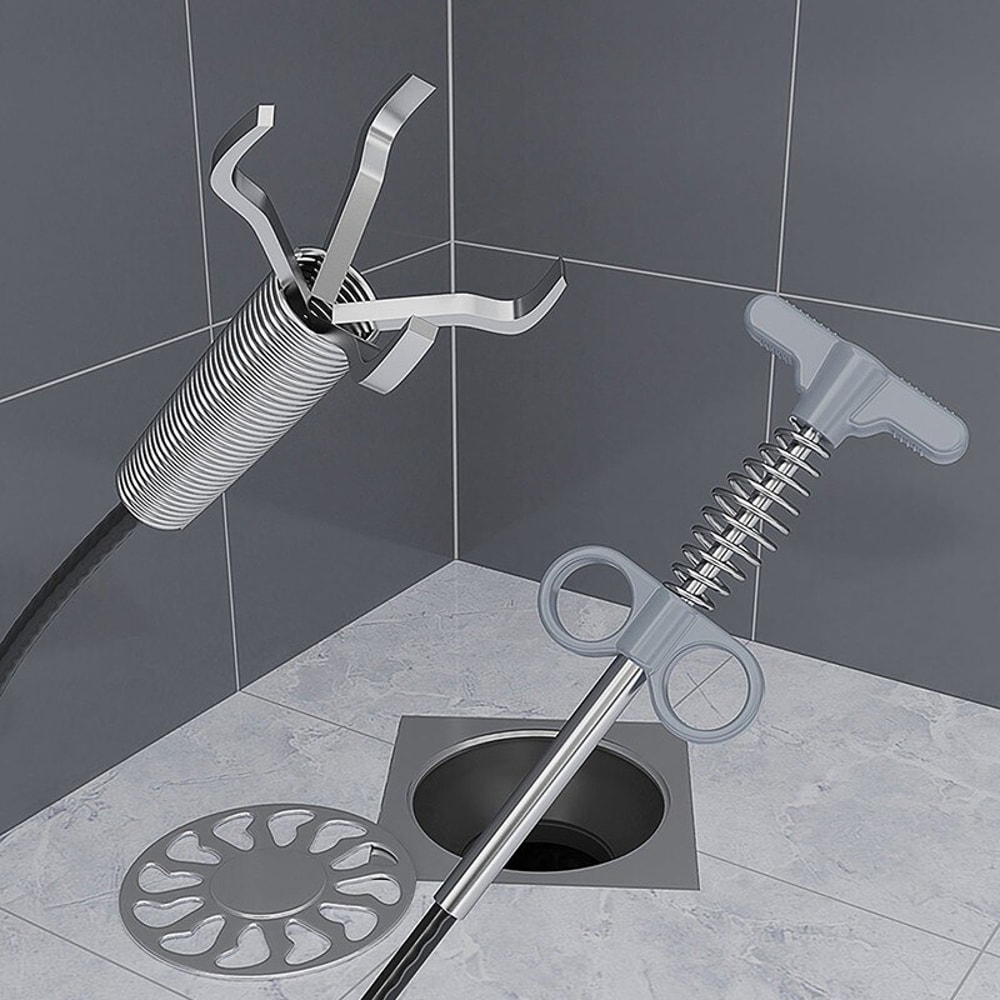 Pipe Unblocker Snake Kitchen & Bathroom Sewer Cleaning Tool