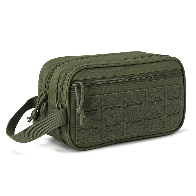Tactical Toiletry Bag For Men And Women MultiPurpose Travel Kit With Molle Pouches And Hanging Desi 9
