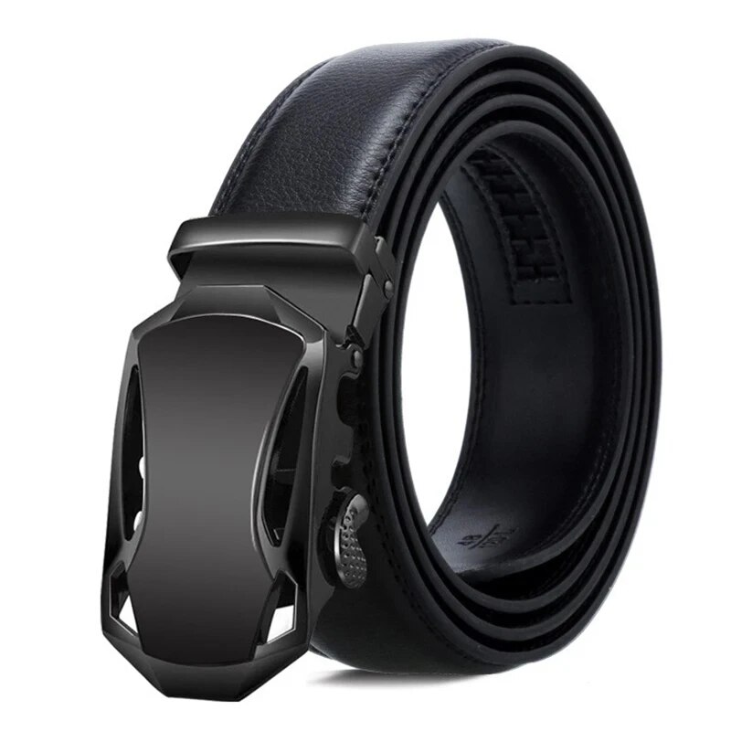 Luxury Men Belt | Genuine PU Leather, High Quality Metal Buckle for Jeans & Cargo Pants