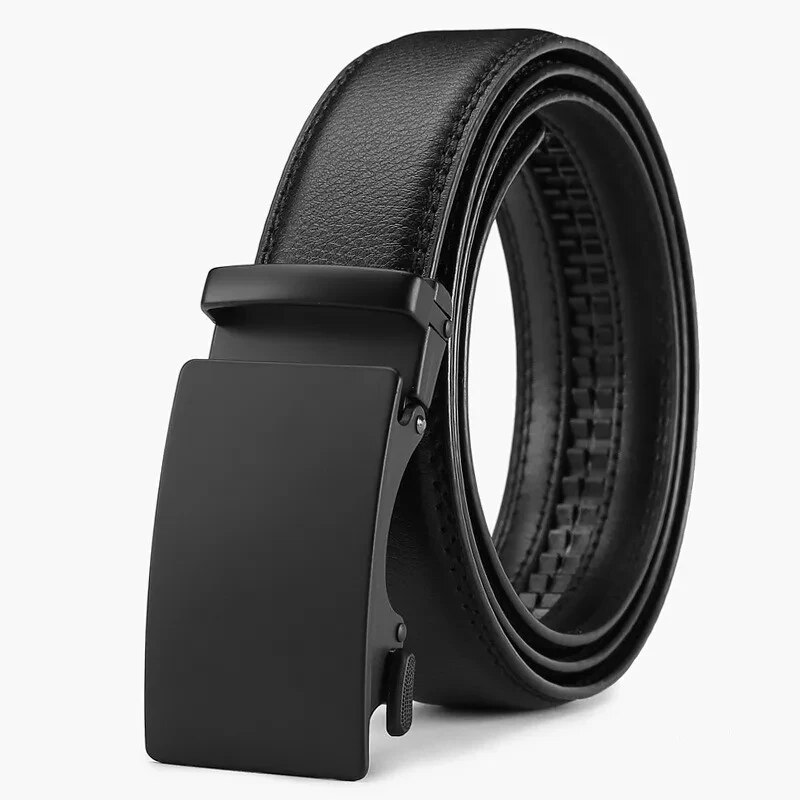 Luxury Men Belt | Genuine PU Leather, High Quality Metal Buckle for Jeans & Cargo Pants
