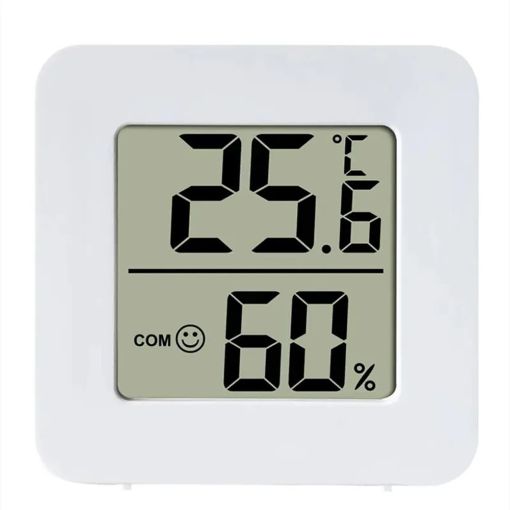 Mini LCD Digital Thermometer & Humidity Sensor Accurate Indoor Temperature & Humidity Monitoring