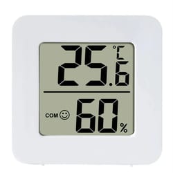 mini lcd digital thermometer & humidity sensor accurate indoor temperature & humidity monitoring