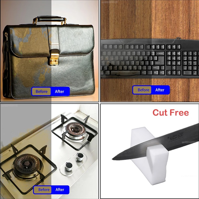 Melamine Magic Sponges Kitchen Bathroom Cleaner Erasers For Tough Stains 4